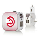 Atlanta Hawks Linen 2 in 1 USB Charger-0