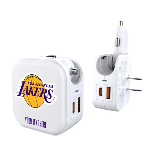 Los Angeles Lakers Personalized Insignia 2 in 1 USB Charger