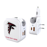 Atlanta Falcons Personalized Insignia 2 in 1 USB Charger