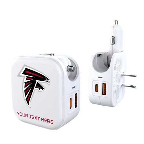 Atlanta Falcons Personalized Insignia 2 in 1 USB Charger