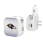 Baltimore Ravens Linen 2 in 1 USB Charger