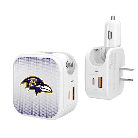 Baltimore Ravens Linen 2 in 1 USB Charger