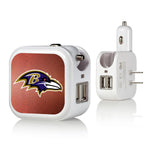 Baltimore Ravens Football 2 in 1 USB Charger-0