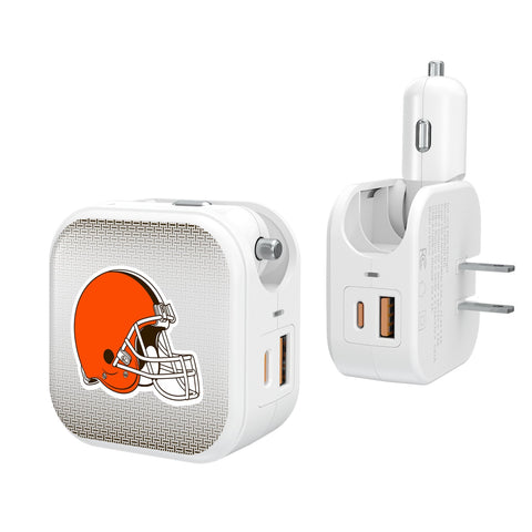 Cleveland Browns Linen 2 in 1 USB Charger