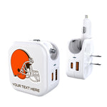 Cleveland Browns Personalized Insignia 2 in 1 USB Charger