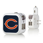 Chicago Bears Solid 2 in 1 USB Charger-0