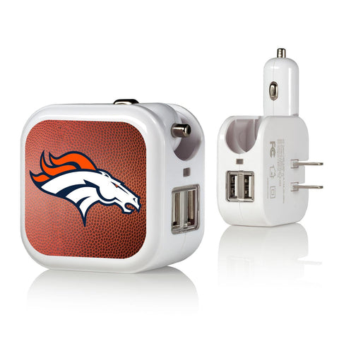 Denver Broncos Football 2 in 1 USB Charger-0