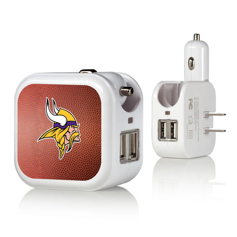Minnesota Vikings Football 2 in 1 USB Charger-0
