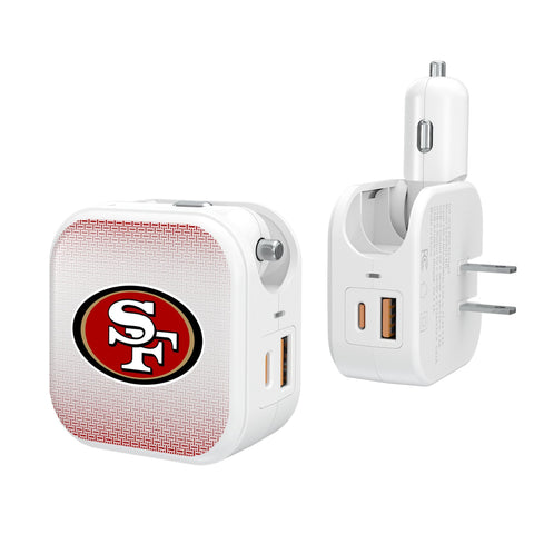 San Francisco 49ers Linen 2 in 1 USB Charger-0