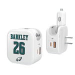 Saquon Barkley Philadelphia Eagles 26 Ready 2 in 1 USB Charger