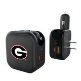 University of Georgia Bulldogs Linen 2 in 1 USB A/C Charger