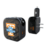 University of Tennessee Volunteers Quadtile 2 in 1 USB A/C Charger