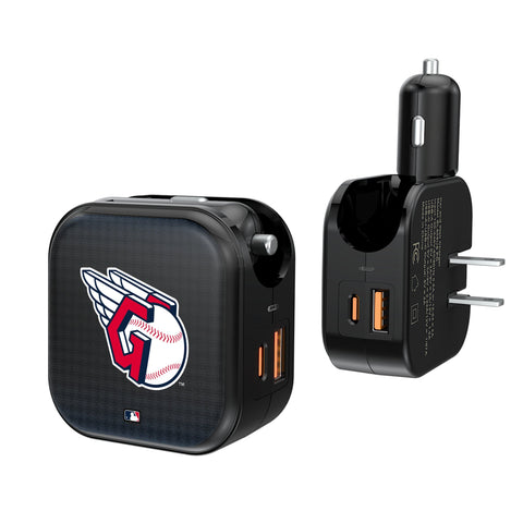 Cleveland Guardians Linen 2 in 1 USB A/C Charger-0