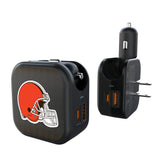 Cleveland Browns Linen 2 in 1 USB A/C Charger