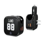 CeeDee Lamb Dallas Cowboys 88 Ready 2 in 1 USB A/C Charger