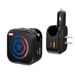 Marvel Avengers Captain America Sigil 2 in 1 USB A/C Charger
