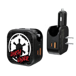Star Wars Darth Vader Ransom 2 in 1 USB A/C Charger