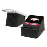 University of Arkansas Fayetteville Razorbacks Personalized Endzone Solid Wireless Charging Station and Bluetooth Speaker