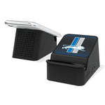 Detroit Lions Retro Linen Wireless Charging Station and Bluetooth Speaker-0