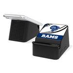Los Angeles Rams Passtime Wireless Charging Station and Bluetooth Speaker-0