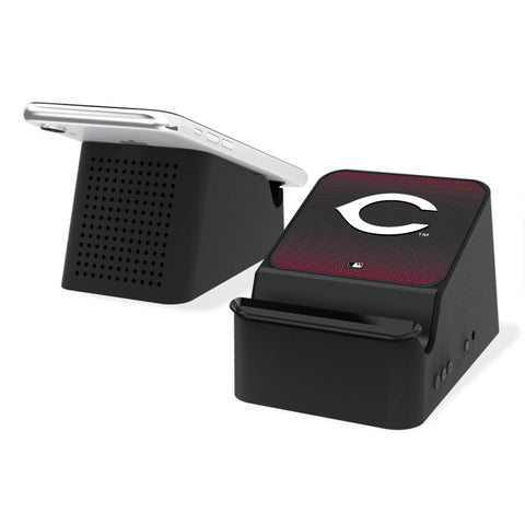 Cincinnati Reds Linen Wireless Charging Station and Bluetooth Speaker-0