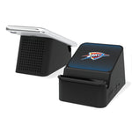 Oklahoma City Thunder Linen Wireless Charging Station and Bluetooth Speaker