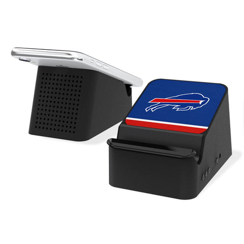 Buffalo Bills Stripe Wireless Charging Station and Bluetooth Speaker-0