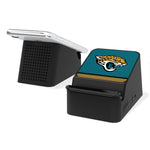 Jacksonville Jaguars Stripe Wireless Charging Station and Bluetooth Speaker-0