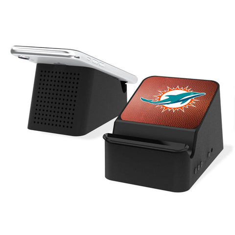 Miami Dolphins Football Wireless Charging Station and Bluetooth Speaker-0