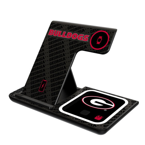 Georgia Bulldogs Monocolor Tilt 3 in 1 Charging Station-0