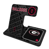 University of Georgia Bulldogs Monocolor Tilt 3 in 1 Charging Station