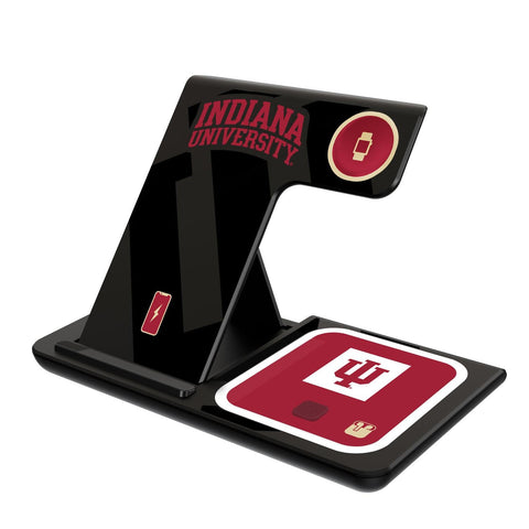 Indiana Hoosiers Monocolor Tilt 3 in 1 Charging Station-0