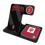 Indiana University Hoosiers Monocolor Tilt 3 in 1 Charging Station