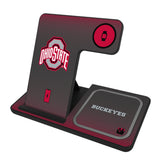 Ohio State University Buckeyes Linen 3 in 1 Charging Station