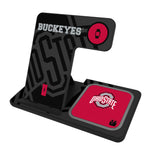Ohio State University Buckeyes Monocolor Tilt 3 in 1 Charging Station