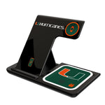 Miami Hurricanes Monocolor Tilt 3 in 1 Charging Station-0