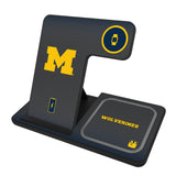 University of Michigan Wolverines Linen 3 in 1 Charging Station