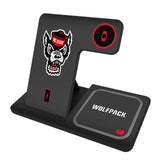 North Carolina State University Wolfpack Linen 3 in 1 Charging Station