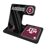 Texas A&M University Aggies Monocolor Tilt 3 in 1 Charging Station