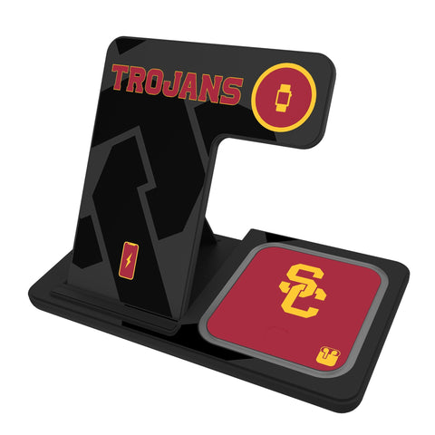 University of Southern California Trojans Monocolor Tilt 3 in 1 Charging Station