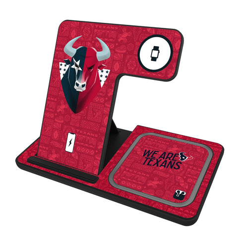 Houston Texans 2024 Illustrated Limited Edition 3 in 1 Charging Station