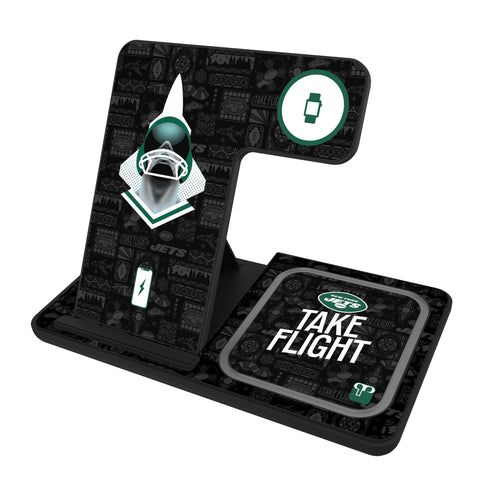 New York Jets 2024 Illustrated Limited Edition 3 in 1 Charging Station