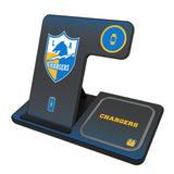 Los Angeles Chargers Historic Collection Linen 3 in 1 Charging Station
