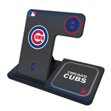 Chicago Cubs Linen 3 in 1 Charging Station