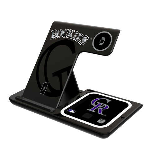 Colorado Rockies Tilt 3 in 1 Charging Station-0