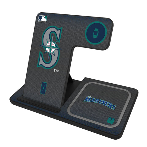 Seattle Mariners Linen 3 in 1 Charging Station