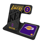 Los Angeles Lakers Personalized Tilt 3 in 1 Charging Station