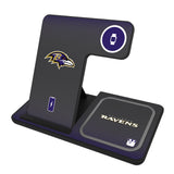 Baltimore Ravens Linen 3 in 1 Charging Station