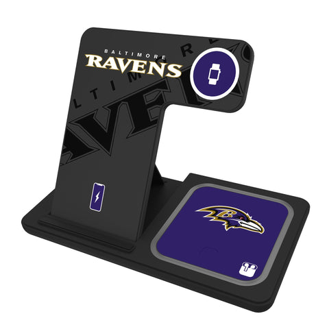 Baltimore Ravens Monocolor Tilt 3 in 1 Charging Station