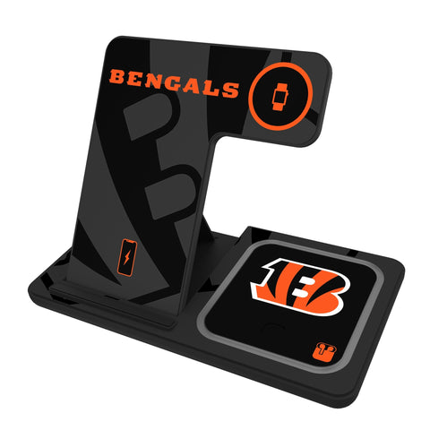 Cincinnati Bengals Monocolor Tilt 3 in 1 Charging Station